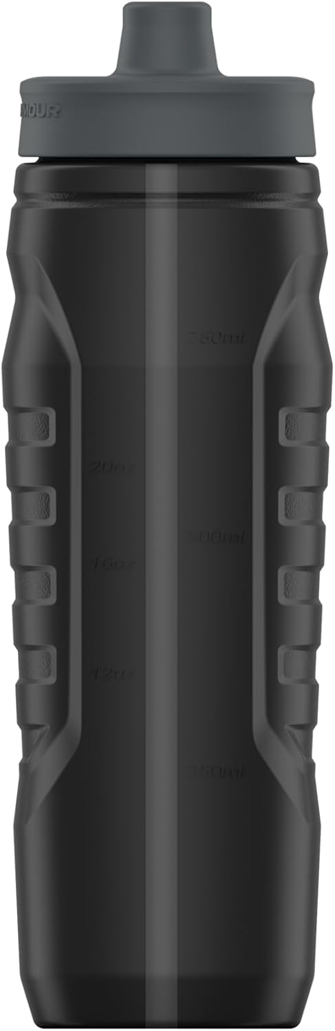 Under Armour Squeeze Water Bottles, 32 oz Water Bottles, Sideline Sports Water Bottle with Quick-Shot Lid, Quick & Easy Hydration, Gym Water Bottles, Squeeze Bottle, 1 32oz Bottle - Image 5