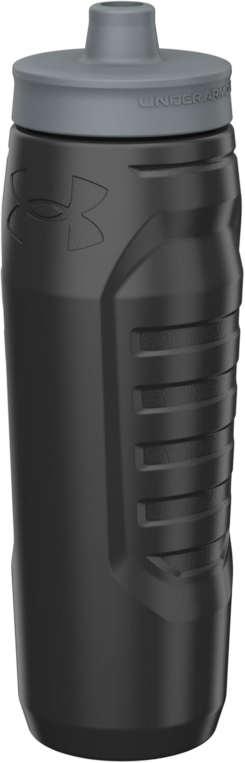Under Armour Squeeze Water Bottles, 32 oz Water Bottles, Sideline Sports Water Bottle with Quick-Shot Lid, Quick & Easy Hydration, Gym Water Bottles, Squeeze Bottle, 1 32oz Bottle - Image 6
