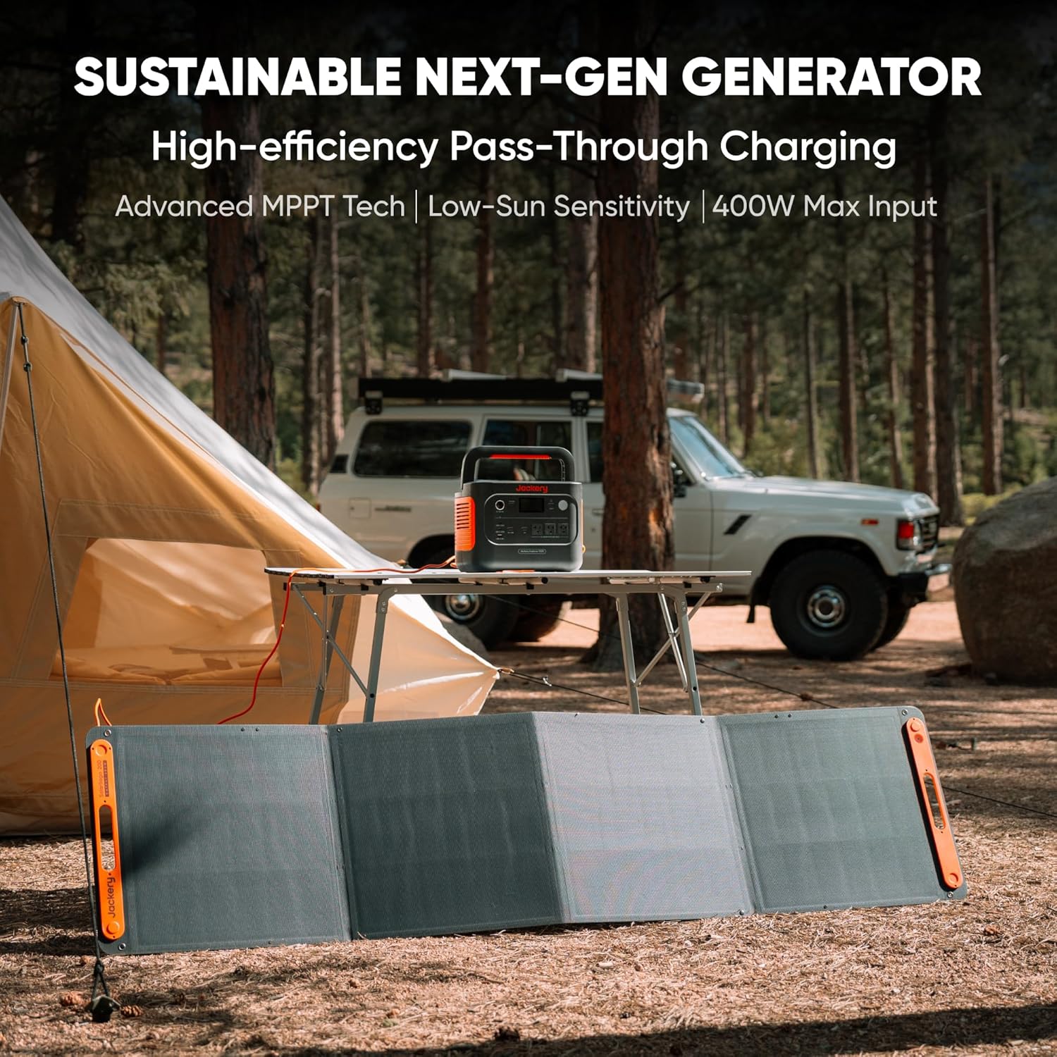Jackery Explorer 1000 v2 Portable Power Station,1070Wh LiFePO4 Battery,1500W AC/100W USB-C Output, 1 Hr Fast Charge, Solar Generator for Camping,Emergency, RV, Off-Grid Living(Solar Panel Optional) - Image 7